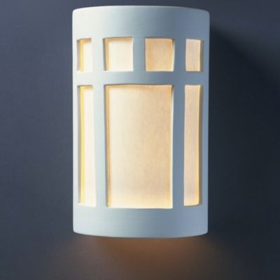 Prairie Window ADA Outdoor Wall Sconce by Justice Design Group - Starlight Lighting USA and Canada